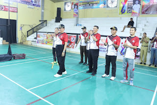 Peringati Hari Sumpah Pemuda ke-94, Turnamen Badminton Kapolres Inhil Cup Tahun 2022