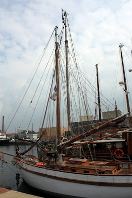 Hafen Bremerhaven mit Segelschiffen