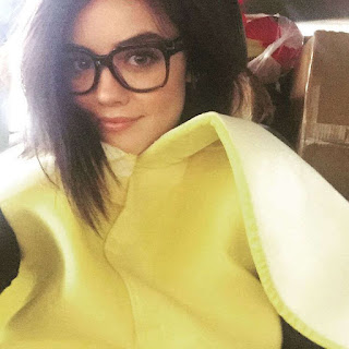 Lucy hale as banana for Halloween