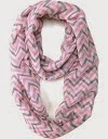 Image: Tapp C. Premium Soft Chevron Sheer Infinity Scarf