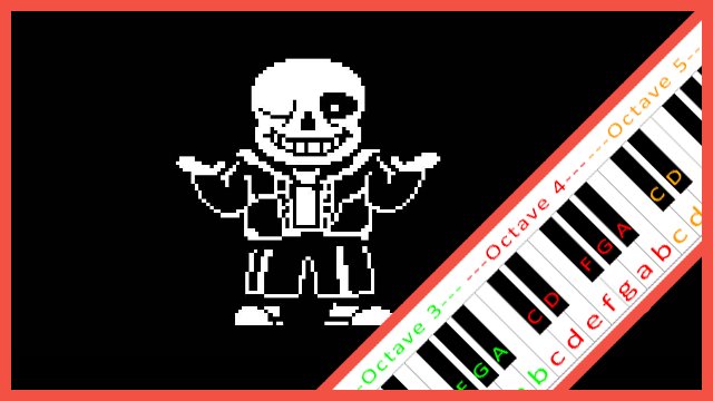 Megalovania Undertale Theme Piano Letter Notes - sans theme roblox piano sheet