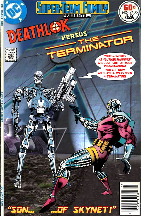 Super Team Family The Lost Issues Deathlok Vs The Terminator
