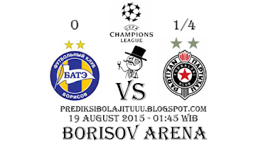 "Bandar Poker - Prediksi Skor BATE Borisov vs Partizan Belgrade Posted By : Prediksibolajituuu.blogspot.com"