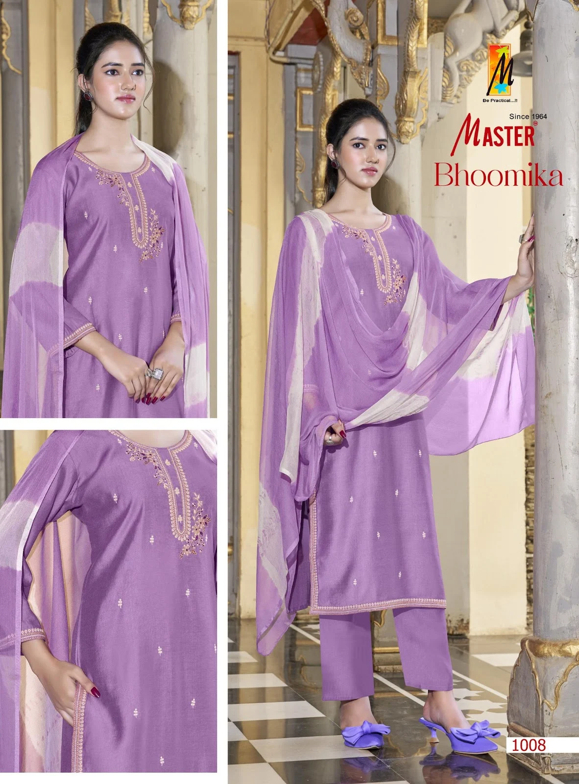 Bhoomika Master Vertican Side Work Readymade Pant Style Suits
