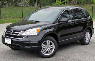 Black Honda CRV