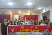 Polda Sulsel Gelar Minggu Kasih bersama Jemaat Gereja Graha Tiberias Makassar