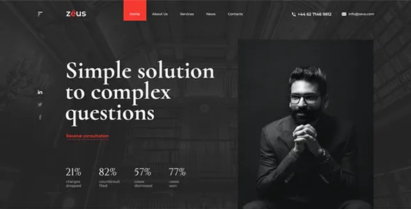 Best Lawyers and Law Firm HTML Template