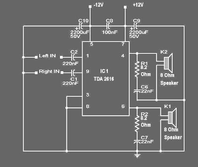 TDA 2616 Hi-fi Power Amplifier 