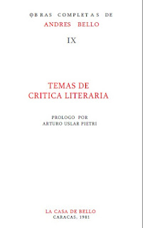 Andrés Bello - FCDB - Obras Completas 9 - Temas de Critica Literaria