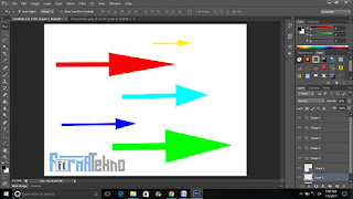 Cara Membuat Tanda / Simbol Anak Panah Dengan Photoshop