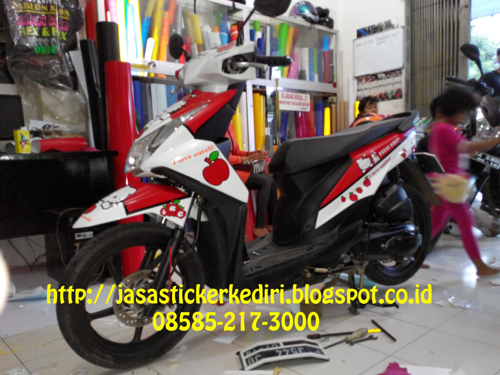 Kumpulan Biaya Cutting Sticker Full Body Motor Inomodifikasi