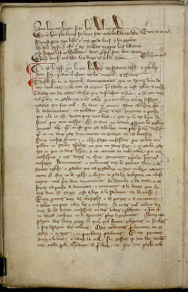 página del manuscrito de Herefordshire