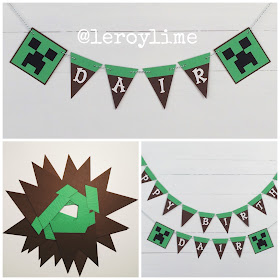 DIY Minecraft Party Ideas - LeroyLime