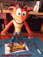 Papercraft Crash Bandicoot