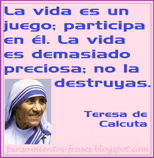 frases de Teresa de Calcuta