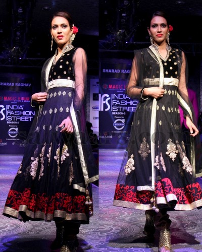 Black High Neck Salwar Suit