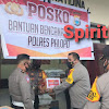 Kapolres Bersama Wakapolres Palopo Mengirim Bantuan Kemanusian Untuk Korban Gempa di Mamuju