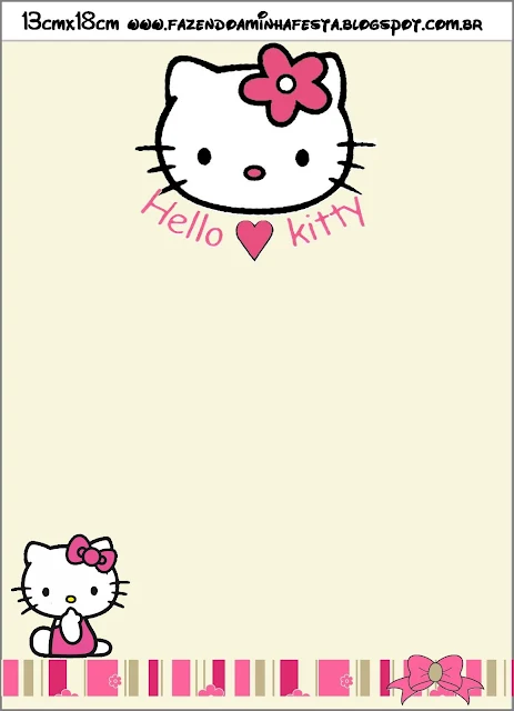 Hello Kitty with Flowers, envelope