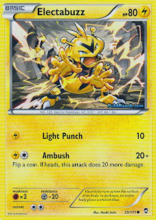 Electabuzz Furious Fists Pokemon Card