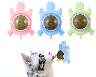 GBSYU Catnip Ball ‖ Catnip Balls for Cats Wall: silvervine for Cats, 3-Piece Silvervine Catnip Cat Toys for Indoor Cats, Edible Cat nips Organic Ball, Cute Silvervine Cat Toy