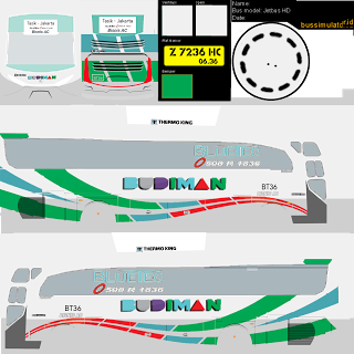 Kumpulan Mentahan dan Stiker Livery Bus  Simulator  