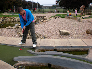 Adventure Golf course at St Nicholas Park in Warwick