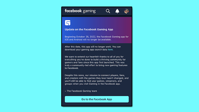 Meta Mulai Nonaktifkan Facebook Gaming Apps di Android dan iOS