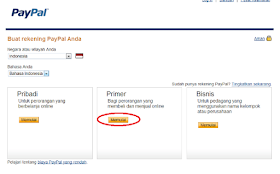 membuat akun paypal