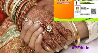 Explanation of how to change su,rname in Aadhaar card after marriage.