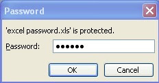 kotak password excel