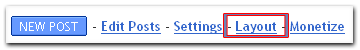 Select   Blogger Layout