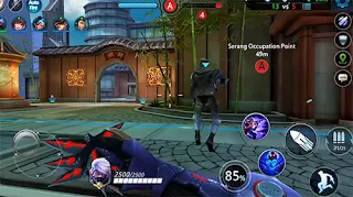 Screenshots of the Shellfire: MOBA FPS for Android Smartphone, tablet.
