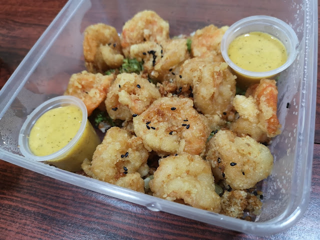 Salted Egg Yolk Prawn with Italian Sauce