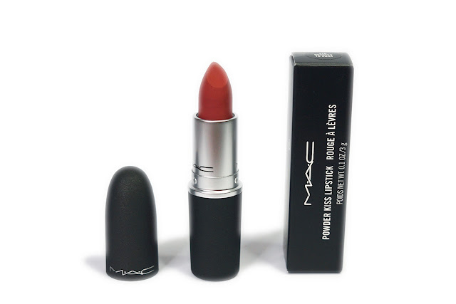 MAC Powder Kiss Lipstick in Devoted to Chili