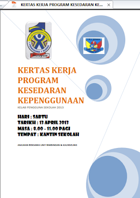 Contoh Kertas Kerja Project Proposal Program Dan Sekolah 