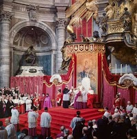 Scenes from the Solemn Papal Liturgy of Yesteryear