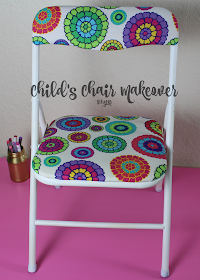 Children chair makeover