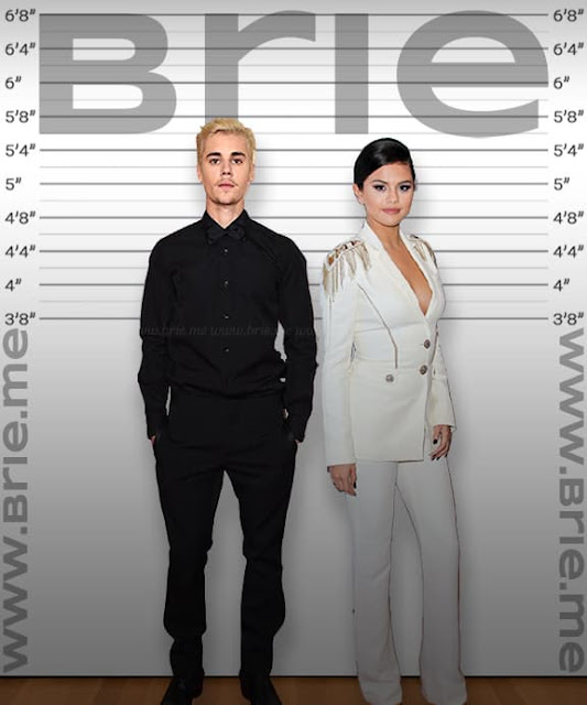 Justin Bieber height comparison with Miley Cyrus