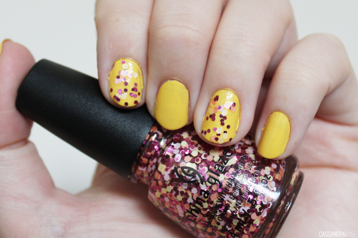 NOTD // Revlon Top Speed Electric + China Glaze Glimmer More - CassandraMyee