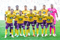 REAL VALLADOLID C. F. Temporada 2023-24. Robert Kenedy, Enzo Boyomo, Víctor Meseguer, Mamadou Sylla, Stanko Jurić, John Victor. Monchu, Luis Pérez, David Torres, Sergio Escudero, Iván Sánchez. REAL OVIEDO 0 🆚 REAL VALLADOLID C. F. 1 Domingo 24/09/2023, 16:15 horas. Campeonato de Liga de 2ª División, jornada 7. Oviedo, Asturias, estadio Carlos Tartiere: 16.965 espectadores. GOLES: ⚽0-1: 90+2’, Marcos André.