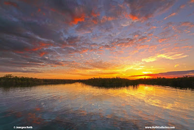 Sunset at Loxahatchee National Wildlife Refuge