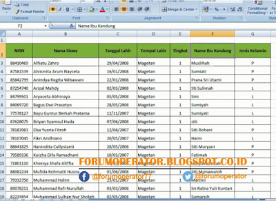 Tutorial ekspor data nisn verval pd kedalam MS. Excel