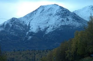 Snowfall in Alaska