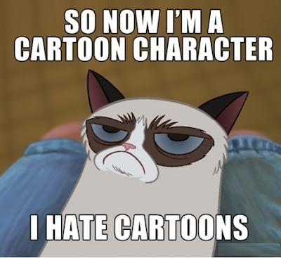 Grumpy Cat Cartoon