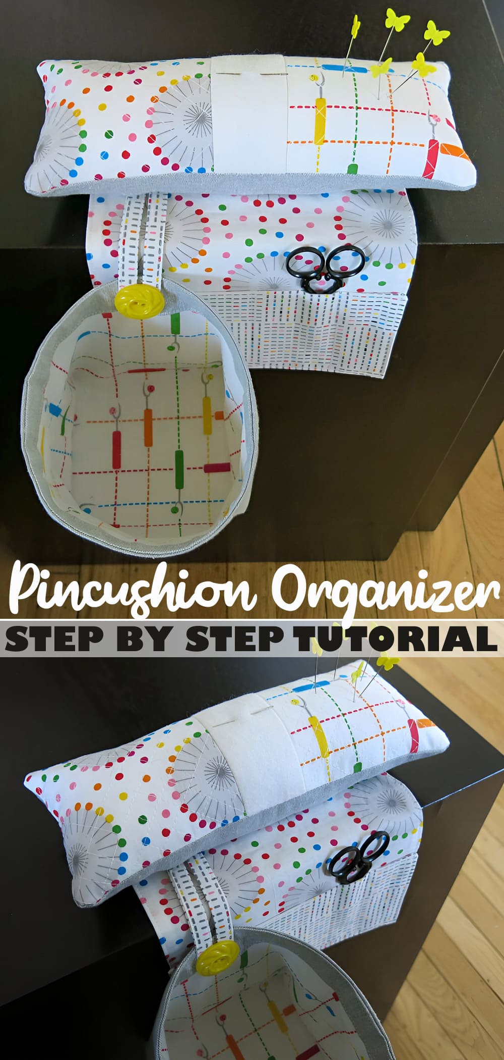 Pincushion Organizer DIY Tutorial