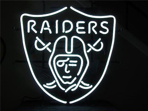 Neon Sign Blog: NFL Oakland RAIDERS Football Beer Bar Neon Light Sign    oakland raiders football bar beer neon light sign