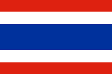 Thailand Flag - Official country flag of Thailand.