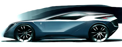 Acira Concept NSX 10 Acura 2+1 Coupe Concept Study: Design Proposal for an Affordable NSX