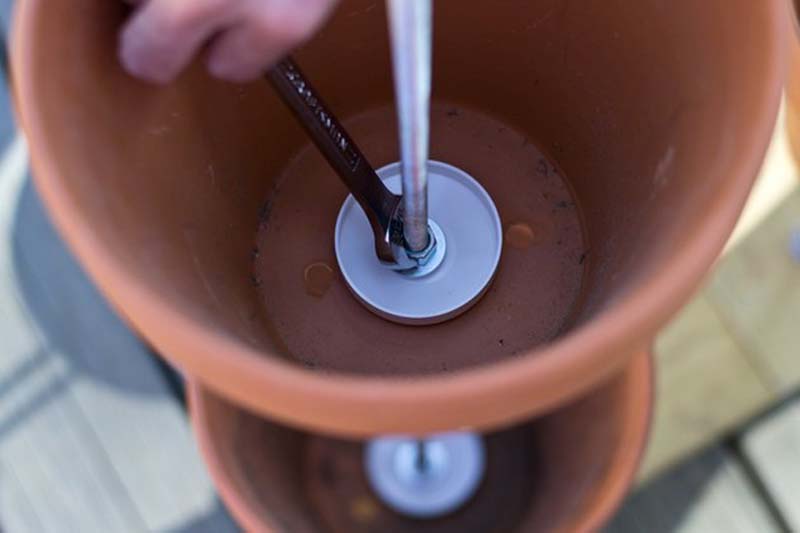 How to Make a Vertical Clay Pot Garden