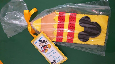 Lembrancinha volta às aulas Mickey